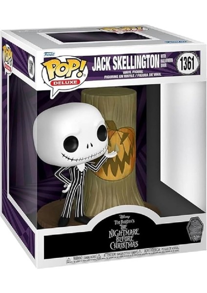 Pop Deluxe Figür: The Nightmare Before Christmas 30TH - Jack With Hallowen Door Town