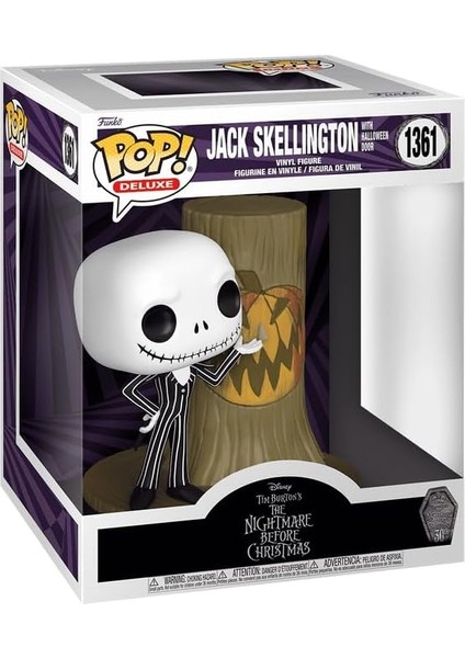 Pop Deluxe Figür: The Nightmare Before Christmas 30TH - Jack With Hallowen Door Town