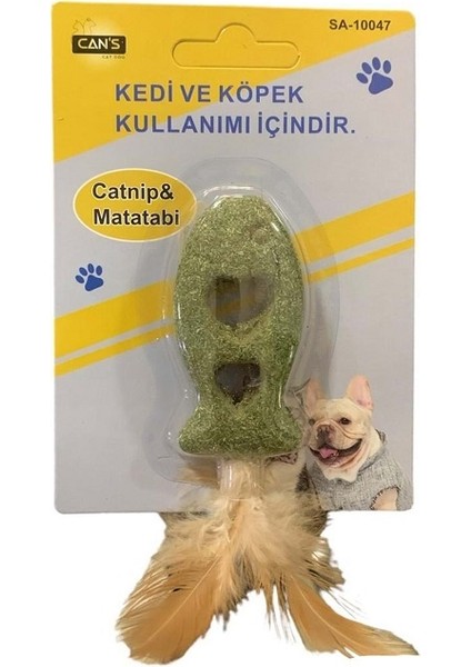 SA10047 Catnip&matatabi Balık Oyuncak 15 x 3.5 cm