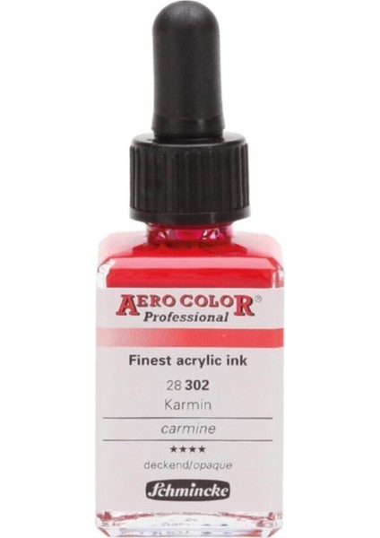 Aero Color Airbrush Akrilik Mürekkep 28 ml 302 Carmine