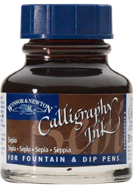 Calligraphy Ink Kaligrafi Mürekkebi 30 ml Sepia