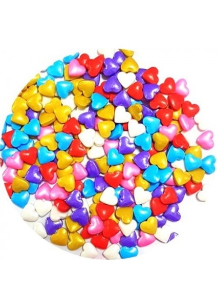 Şeker Renkli Kalpler 70 gr