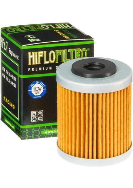Hiflo HF651 2012-2019 Ktm 690 Duke Uyumlu Yağ Filtresi (1.filtre)
