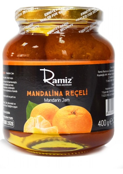 Doğal Katkısız Mandalina Reçeli 400 Gr.