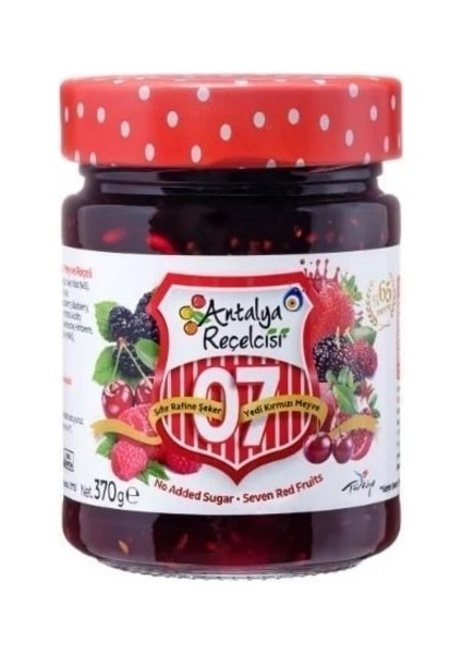0 Şeker 7 Meyve Ulusal Reçeli 370G - Rafine Şeker Ilavesiz