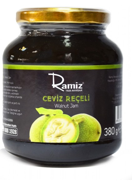 Doğal Katkısız Ceviz Reçeli 400 gr