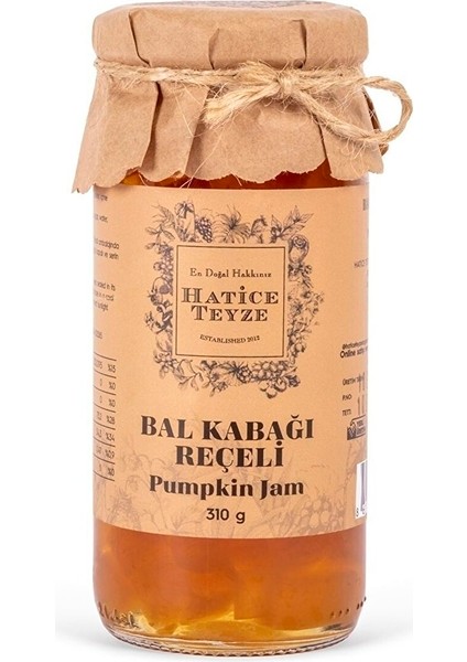 Balkabağı Reçeli - 310 Gr.