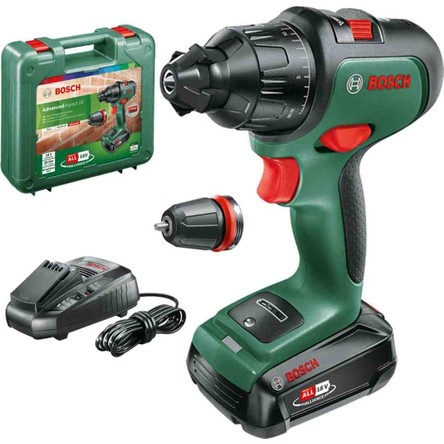 Bosch Advancedımpact 18 Akülü Darbeli Matkap (1 Akü, 18 Volt Sistem, El Işi Çantasında), Klasik Yeşil