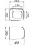 Integra Square Asma Klozet + Vitra Soft Kapak (7081L003-0090) 4