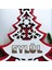 Kişiselleştirilebilir Kırmızı Beyaz Çam Ağacı Işlemeli Yılbaşı Ağaç Süsü, Isme Özel Yeni Yıl Çam Ağacı Dekoru 2