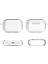 Apple Air Pods Pro ile Uyumlu Şeffaf Silikon Kılıf 5