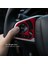 Direksiyon Düğmesi Iç Dekorasyon Kapak Etiket Trim Için 10TH Gen Honda Civic 2016-2020 Kırmızı (Yurt Dışından) 5
