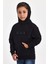 3D Baskılı Pamuk Kışlık Siyah Kapüşonlu Çocuk Siyah Erkek Unisex Oversize Sweatshirt Hoodie 2