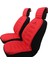 Seat Inca 1+1 Uyumlu Terletmez Oto Koltuk Minderi - Kırmızı 1