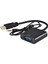 HDMI To VGA Ses Destekli Monitör Dönüştürücü Kablo Çevirici Adaptör 1