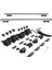 Ford Kuga 2013-2016 Hook Anahtarsız Model Gri Ara Atkı 4