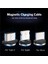 Uslıon LED Manyetik Mikro USB Kablosu Hızlı Şarj Tipi C Mikro Kablo Mıknatıs Şarj Cihazı Samsung Xiaomi Adaptörü USB iPhone 11 (Yurt Dışından) 5