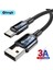 Elough USB Tip C Kablo Xiaomi Samsung S20 S21 USB C Kablosu 3A Hızlı Tip C Şarj Kablosu Veri Telefonu Şarj Kablosu Tip-C 3 M (Yurt Dışından) 1