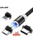 Uslıon Manyetik Mikro USB Kablosu Samsung S10 S9 Tip-C Şarj Şarj iPhone Xs Xr 8 7 Mıknatıs Şarj Cihazı USB C Tipi Kablolar (Yurt Dışından) 1