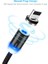 Manyetik USB Kablosu iPhone 11 Xs Rx 8 7 6 S 12 Pro 5 5s Se Samsung Tip C Hızlı Şarj Şarj Cihazı Veri Kablosu Cep Telefonu Kablosu (Yurt Dışından) 3