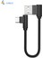 20CM USB Kablosu iPhone Için C Tipi Kısa 2.4A Hızlı Şarj Kablosu Dirsek 90 Derece USB C Mikro USB Veri Kablosu Tüm Akıllı Telefonlar Için (Yurt Dışından) 1