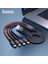 Hoco 4in1 USB Kablosu iPhone 13 12 11 Android Mikro USB C Tipi Kablo Xiaomi Samsung S22 S20 Huawei Hızlı Şarj Kablosu (Yurt Dışından) 1
