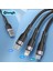 Elough 3 In 1 USB Kablosu Mikro USB C Tipi Kablo iPhone 13 12 Pro Max Mini Xiaomi Samsung 3A Hızlı Şarj Kablosu Veri Kablosu (Yurt Dışından) 1