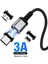 Suntaiho 3A Manyetik Kablo Mikro USB Tip C Manyetik Şarj Kablosu Manyetik Şarj Cihazı iPhone Samsung Xiaomi Veri Kablosu Kablosu (Yurt Dışından) 1