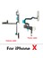 Yeni Güç Flex Kablo IPhone 7 8 Artı x Xr Xs Max Sessiz Ses Anahtarı Açma Kapama Düğmesi Anahtar Yedek Parçalar (Yurt Dışından) 2