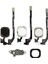 Mhcazt Ana Sayfa Düğmesi Anahtar Flex Kablo Metal + Metal Braket + iPhone 5 5c 5s / Se Için Kauçuk Conta (Yurt Dışından) 3
