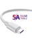 5A Hızlı Şarj USB C Kablo Tel Cep Telefonu Şarj Kablosu Veya Samsung Xiaomi Huawei P30 Pro Tip C Veri Şarj Kablosu Kablosu (Yurt Dışından) 2