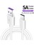 5A Hızlı Şarj USB C Kablo Tel Cep Telefonu Şarj Kablosu Veya Samsung Xiaomi Huawei P30 Pro Tip C Veri Şarj Kablosu Kablosu (Yurt Dışından) 3