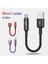 Tip C Mikro USB Kablosu 25 cm LED Kısa Hızlı Şarj Ios Samsung Xiaomi Huawei Android Telefon Sync Veri Kablosu USB Adaptör Kablosu (Yurt Dışından) 1