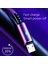 Mikro USB Tel LED Gösterge Kablosu 5A Hızlı Şarj Huawei Mate 40 Samsung Xiaomi Android Cep Telefonu Mikro USB Kablo Kordonu (Yurt Dışından) 1