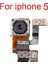 Adet Iyi Test Edilmiş Arka Arka Kamera Flaş Modülü Sensörü Flex Kablo iPhone 5 5 S 5c Se 6 6 S 7 8 Artı Arka Kamera (Yurt Dışından) 4