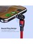 540 Derece Döndür Manyetik USB Kablosu iPhone Şarj Cihazı Tip C USB C Kablosu Xiaomi Mıknatıs Şarj Mikro USB Uzatma Kablosu (Yurt Dışından) 3