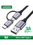 Ugreen USB Tip C Mikro USB Kablosu 1 M Samsung Galaxy S10 S9 Huawei Y9 Hızlı Şarj 2 In 1 Veri Kablosu Cep Telefonu USB Şarj Kablosu (Yurt Dışından) 3