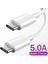 100 W 5A USB C Tipi Kablo Samsung S22 Xiaomi Mi 11 Macbook Hızlı Şarj Telefon Kablosu Kablosu iPhone 13 12 Pro Max (Yurt Dışından) 1