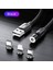 540 Döndür Manyetik Kablo USB Hızlı Şarj Tipi C Kablo Xiaomi Mıknatıs Şarj Mikro USB Kablosu Cep Telefonu Veri Kablosu (Yurt Dışından) 2