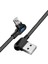 Olaf 1m 90 Derece Dirsek Mikro USB Tip C iPhone Android Için Hızlı Şarj Kablosu (Yurt Dışından) 1