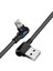 Olaf 1m 90 Derece Dirsek Mikro USB Tip C iPhone Android Için Hızlı Şarj Kablosu (Yurt Dışından) 3