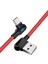 Olaf 1m 90 Derece Dirsek Mikro USB Tip C iPhone Android Için Hızlı Şarj Kablosu (Yurt Dışından) 4