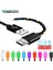 Vumpach Naylon Örgülü Mikro USB Kablosu 1 M/2 M/3 M Data Sync USB Şarj Aleti Kablosu Samsung Htc Lg Huawei Xiaomi Android Telefon Kabloları (Yurt Dışından) 1