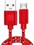 Vumpach Naylon Örgülü Mikro USB Kablosu 1 M/2 M/3 M Data Sync USB Şarj Aleti Kablosu Samsung Htc Lg Huawei Xiaomi Android Telefon Kabloları (Yurt Dışından) 2