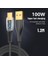 100W Hızlı Şarj Kablosu Tip-C Şarj Aleti Kablosu Için Xiaomi USB Kablosu iphone Huawei Şeffaf Telefon Veri Kablosu (Yurt Dışından) 1