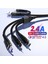 In 2 Mikro USB Tip C Şarj Kablosu 8-Pin Çoklu USB Bağlantı Noktasına Çoklu USB Şarj Kablosu Usbc Veri Kablosu iPhone 14 13 12 Pro (Yurt Dışından) 1