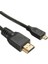 Mikro HDMI - HDMI 1080P Kablo Tv Av Adaptörü 6ft 1.8 M Cep Telefonları Tabletler Hdtv (Yurt Dışından) 5