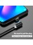 Gtwın 90 Derece Manyetik USB Kablosu iPhone 13 12 Xiaomi Samsung Manyetik Şarj Mikro USB Tip C Kablolu Telefon Dirsek Şarj Cihazı (Yurt Dışından) 3