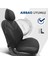 Tempo Design Airbag Dikişli Özel Tasarım Micro Qube Oto Koltuk Kılıfı Siyah 4