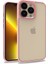 - Apple iPhone 13 Pro - Kılıf Arkası Şeffaf Kamera Çevresi Parlak Zıt Renkli Flora Kapak - Rose Gold 1